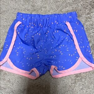 Blue and Pink Toddler Shorts